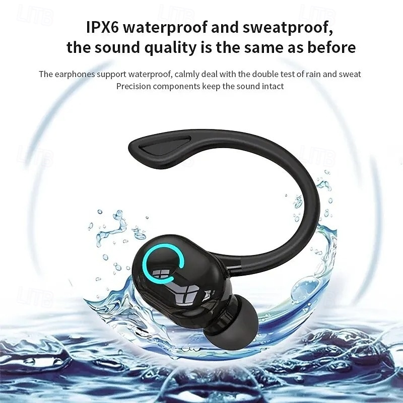 S10 Bluetooth 5.2 Ear Hook Wireless Earbuds – Waterproof Business Headset with Mic for Phone Calls and Sports 2025 - $19.99 –P5