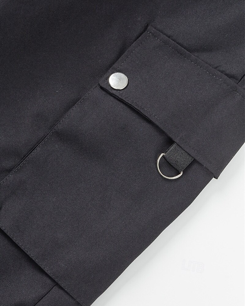Men's Cargo Pants Trousers Drawstring Elastic Waist Multi Pocket Plain Wearable Outdoor Daily Camping & Hiking Fashion Classic Black Brown 2025 - $20.99 –P8