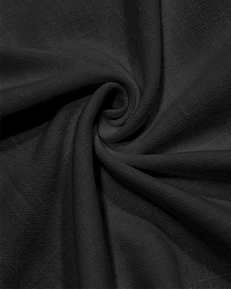 Herren Hemd Leinenhemd Popover-Hemd Freizeithemd Baumwollhemd Einfach Urlaub Hawaiianisch Schwarz Weiß Braun Grün Langarm V Ausschnitt Frühling Herbst Bekleidung 2025 - $32.99 –P12