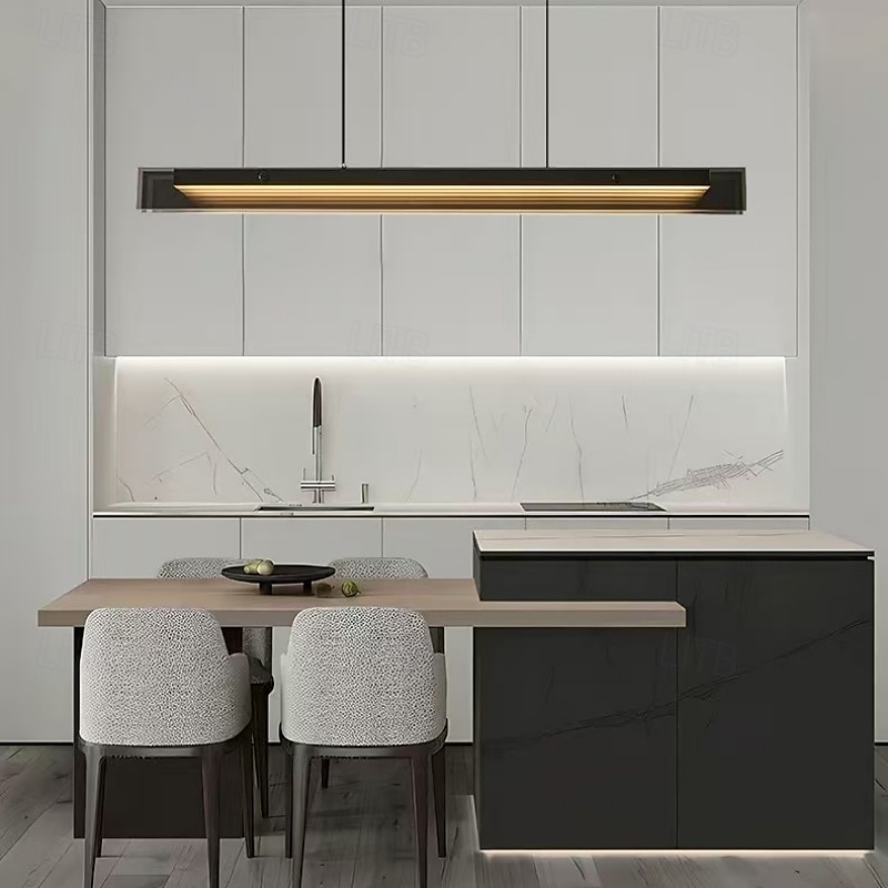 lustre pendente de led preto com cúpula moderna para cozinha, mesa de jantar ou bar de 2025 por $499.99 –P6