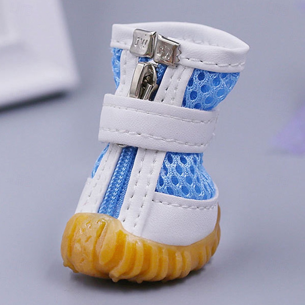 Chaussures pour chien en maille, bottes pour animaux de compagnie, chaussures respirantes pour petit chien, sandales imperméables pour animaux de compagnie avec semelle antidérapante et fermeture à de 2025 ? $15.99 –P7