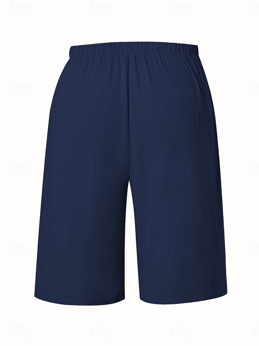 Mulheres chinês Bermudas Férias Moda Básico Comprimento do joelho Cintura Alta Tecido Bolsos Cintura elástica Confortável Macio Micro-Elástica Ao ar livre Rua Verde Militar Azul marinho Preto Branco de 2025 por $13.99 –P9
