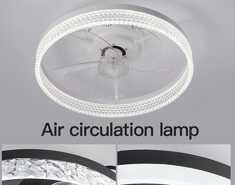 Ceiling Fan with Light, Low Profile Fan, Flush Mount Ceiling Fan, Dimmable LED, App & Remote Control, Quiet DC Motor, for Bedroom, Living Room 2025 - $197.99 –P7