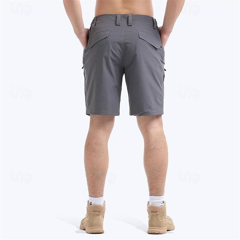 Per uomo Pantaloncini cargo Shorts Pantaloncini Estivi Elastico in vita Multi-tasche Semplice Comodità Indossabile Lunghezza al ginocchio All'aperto Sport Quotidiano Moda Casual Nero Cachi del 2025 a $23.99 –P8