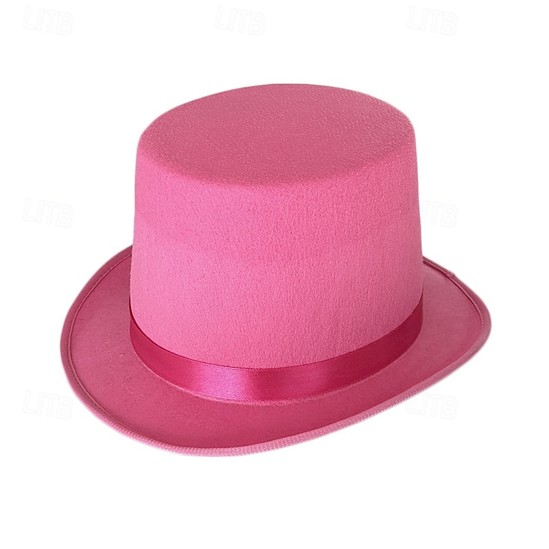 Sombrero de mago para espectáculos, sombrero Lincoln, sombrero alto de espectáculo, sombrero de jazz retro de 13 cm, estilo británico, combinable. 2025 - $8.99 –P16