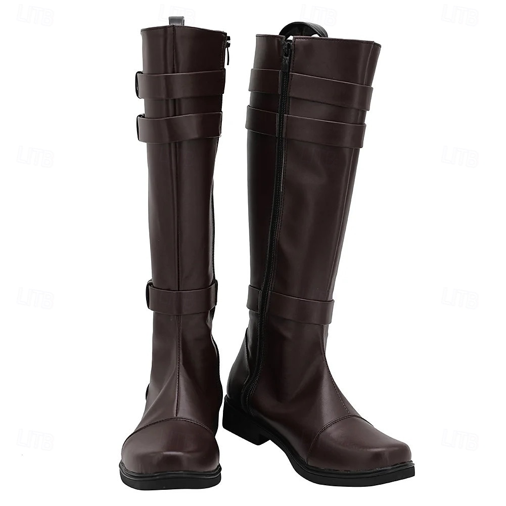 Medievale Rinascimento Scarpe Stivali al ginocchio Stivali jazz piatti Pirata Vichingo Crociato Costume Per uomo Celtico Costumi da pirata Halloween Mascherata Halloween Festa & Sera LARP Adulti del 2026 a $58.99 –P6
