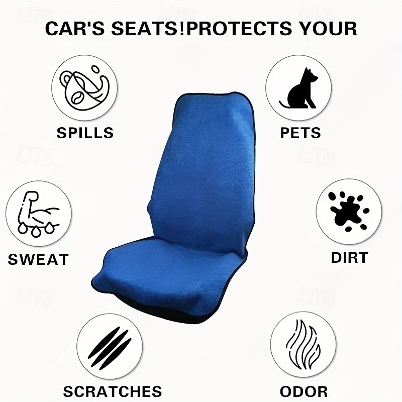 1PC Car Seat Cushion Towel Fabric Protects Seats Suitable for Many Vehicle Types 2025 - $25.99 –P6