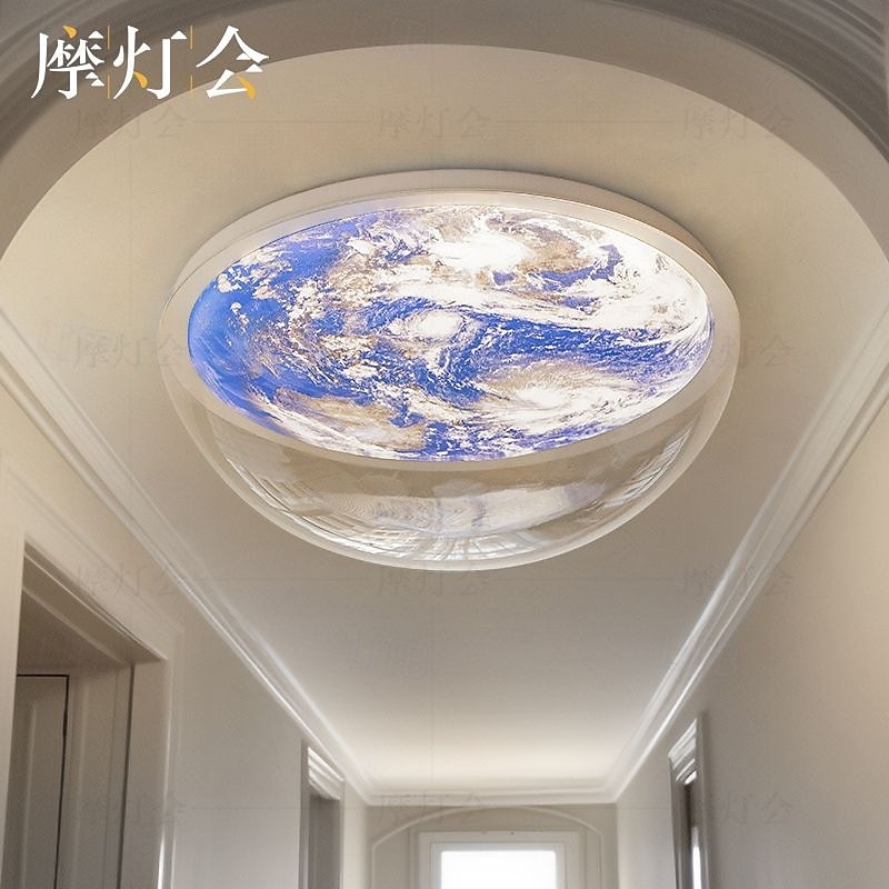 Plafonnier moderne et créatif en terre cuite pour chambre d'enfant, lumière douce et agréable pour les yeux de 2025 ? $205.79 –P1