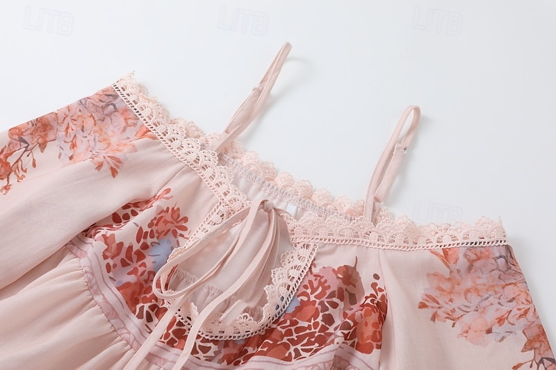 Női Western blúz Boho ing Blúz Virág Alkalmi Boho Hosszú ujj V-alakú Normál felsők Napi Szabadság Alkalmi Nyomtatott Arcpír rózsaszín Nyár 2025 - $26.99 –P3