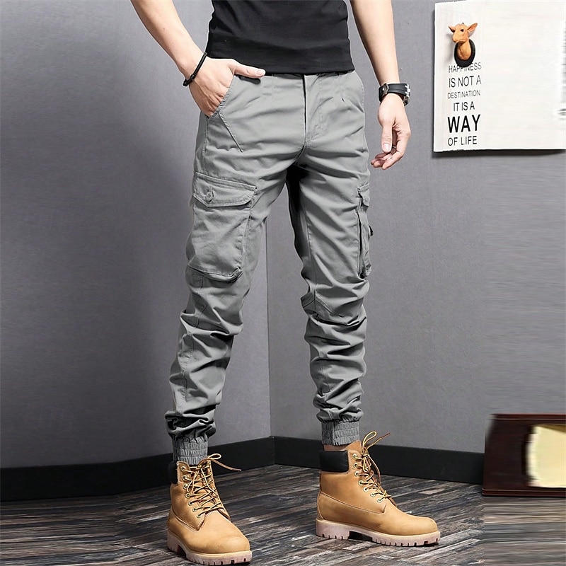 Men's Cargo Pants Hiking Pants Trousers hiking trousers Outdoor Regular Fit Waterproof Windproof Quick Dry Lightweight Pants / Trousers Pocket Black Army Green Camping / Hiking Golf Running S M L XL 2025 - $23.99 –P10