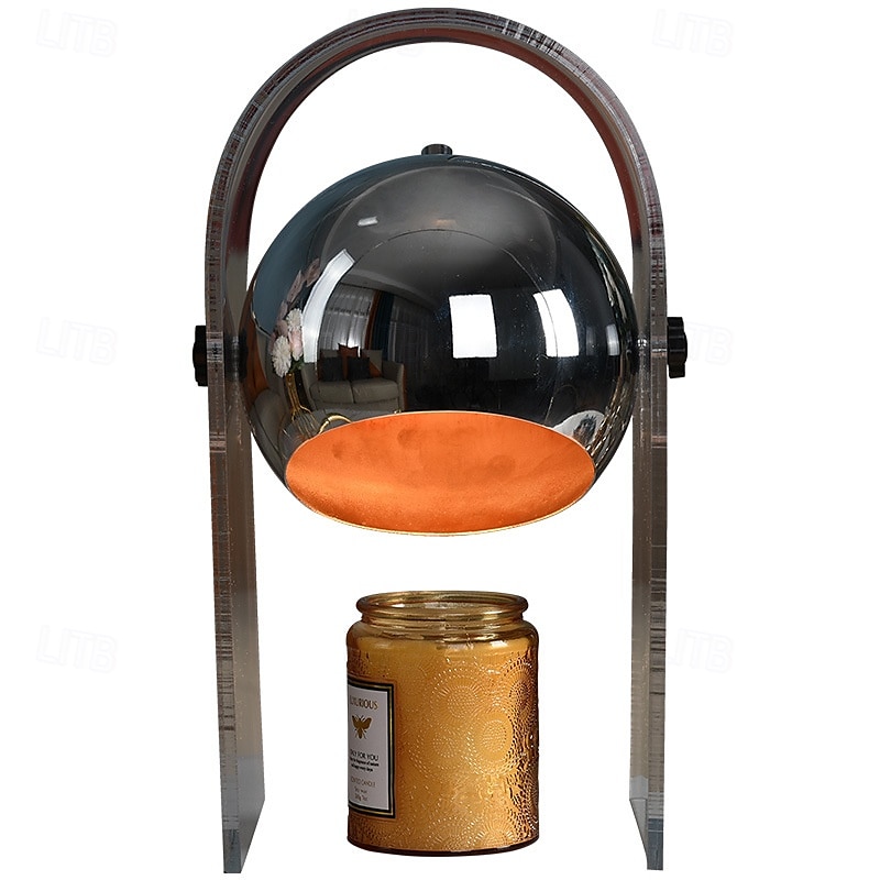 Scalda candele a cera regolabile in altezza, lampada da tavolo con supporto in acrilico, scalda-aromaterapia per camera da letto, scalda-fragranze da comodino (interruttore dimmer temporizzato) del 2025 a $123.99 –P8