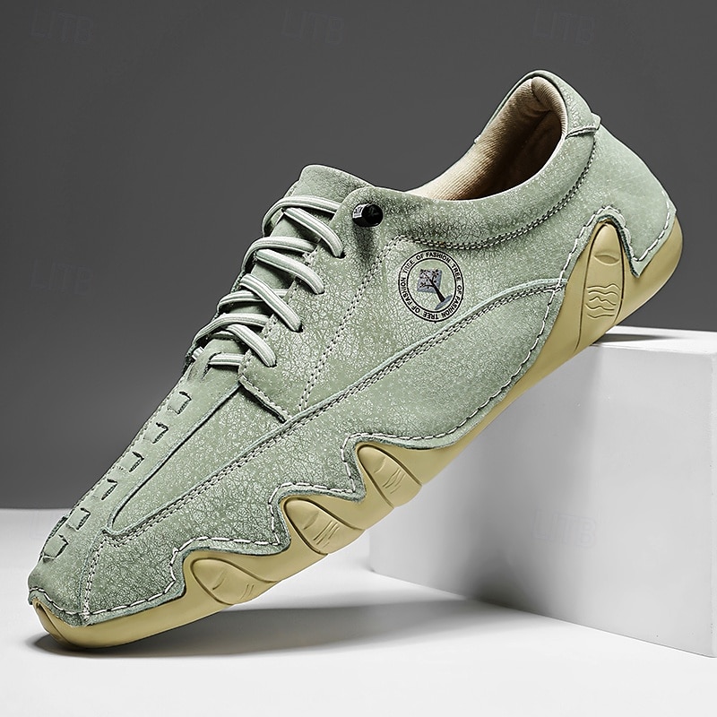 Grüne, lässige Sportschuhe zum Schnüren für Herren – atmungsaktive, leichte Sneaker für Spaziergänge im Freien, Reisen und den Alltag 2025 - $42.99 –P2