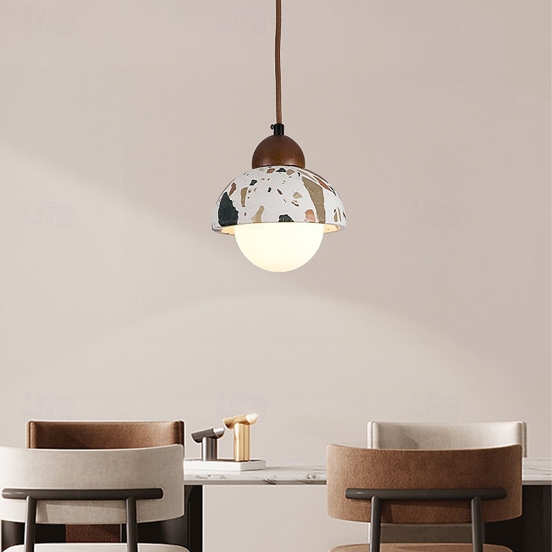 Lampadario a sospensione in pietra gialla con foro giapponese wabi-sabi, minimalista, da bancone da bar per cucina, plafoniere del 2025 a $175.99 –P2