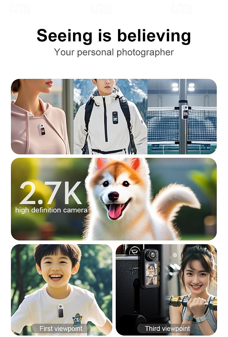 1080P HD Mini Pocket Action Camera Wifi 180 Rotatable Lens Portable Outdoor Sports Action Cam with 1.47 IPS Screen Magnetic TF 2025 - $58.99 –P3