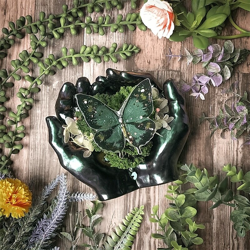 Moule en silicone multifonctionnel en forme de main - idéal pour la fabrication de bijoux en résine, de bougies, de plantes succulentes et de décorations créatives pour la maison - kit de bricolage de 2025 ? $11.99 –P7