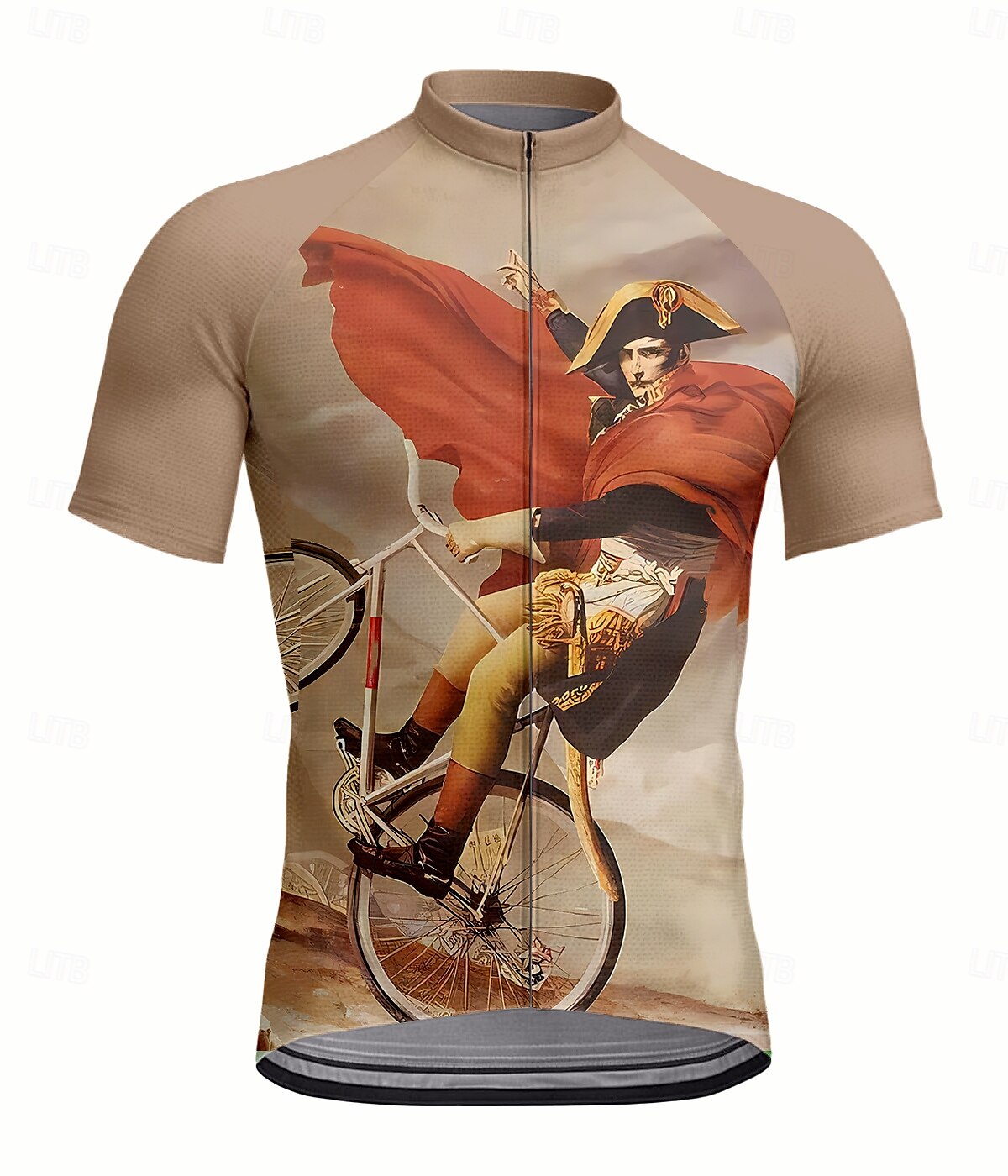 Homme Maillot de cyclisme Manche Courte Cyclisme Maillot Top avec 3 poches arrière Résistant aux UV Séchage Rapide Fermeture Éclair Frontale Bandes réfléchissantes Kaki Des sports Vêtement Tenue de 2025 ? $28.99 –P1