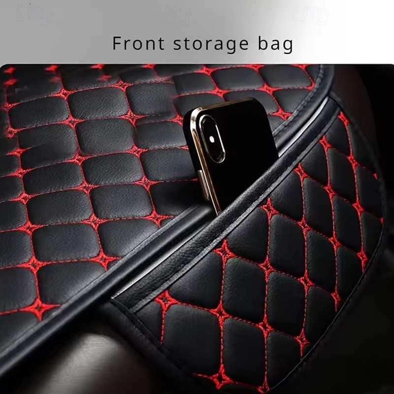 1 Set Leather Car Seat Cover Minimalism Seat Cushion Wear-resistant and Durable Four Seasons General Car Seats 2026 - $27.99 –P7