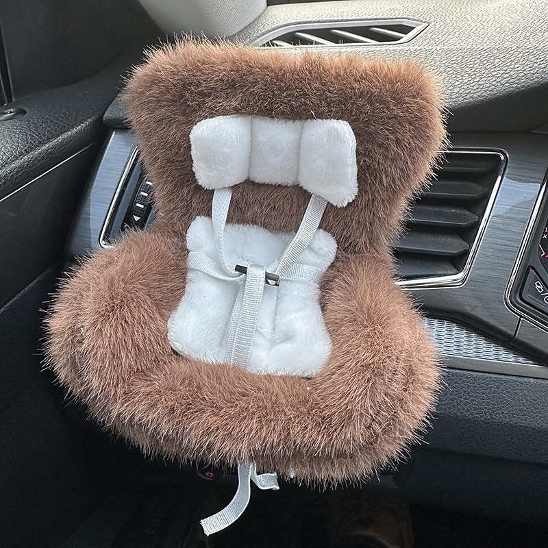 Doll Car Seat for 17cm Dolls with Air Vent Clip and Desktop Stand Cute and Functional Car Ornament for Blind Box Doll Fans 2025 - $30.99 –P8
