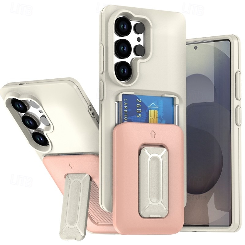 telefone Capinha Para Samsung Galaxy S25 S25 Ultra S24 Ultra Plus S23 Ultra Capa traseira Com Suporte Antichoque PC de 2025 por $13.99 –P2