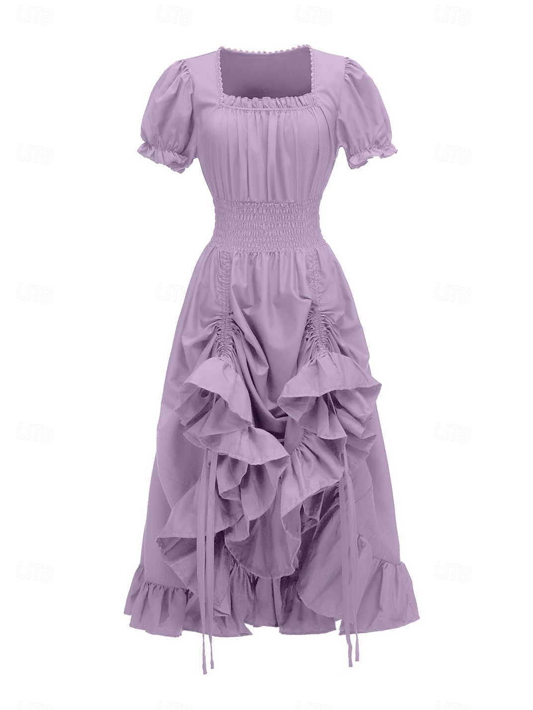 Retro Středověké Renesanční Košile Keltské šaty Šaty inspirované Regency Ren Faire Viking Elfí Dámské Keltské Pirát Fantazie předvečer Všech svatých Karneval Plesová maškaráda LARP Dospělí Šaty 2025 - $34.99 –P12