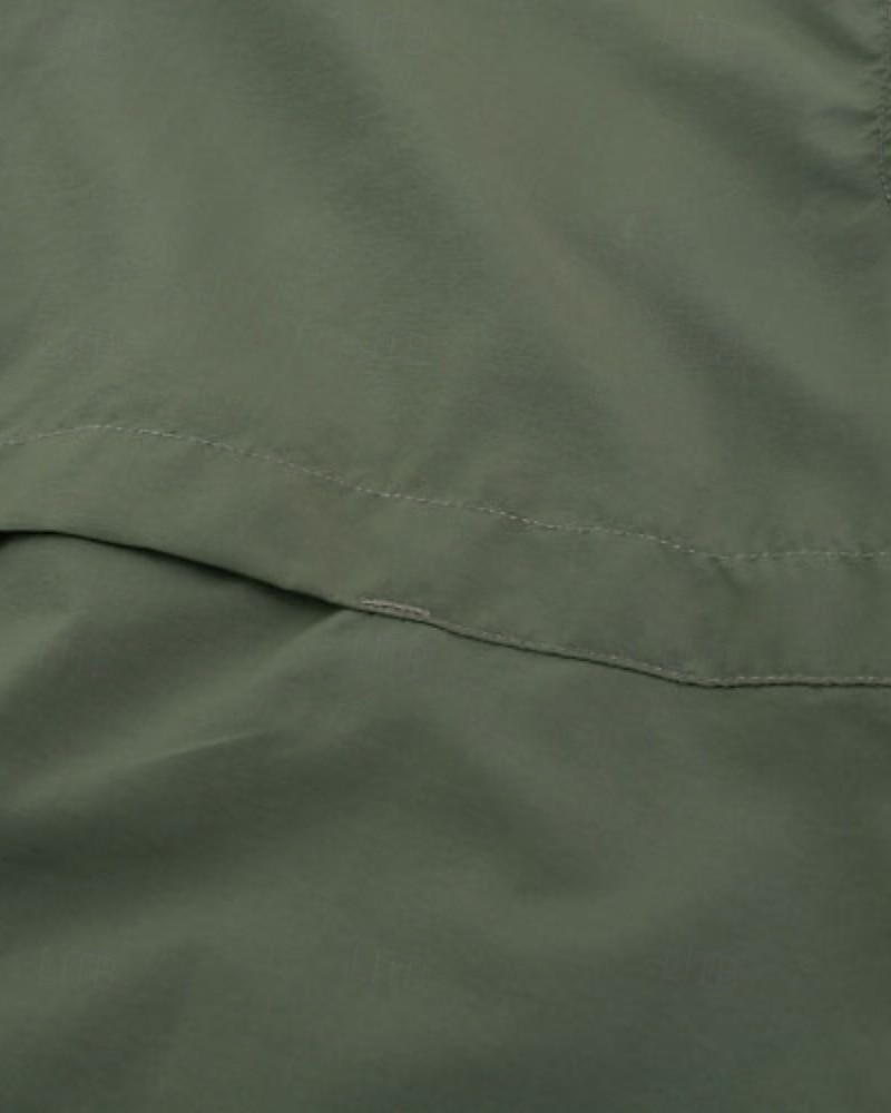 Herren Wanderhemd Wanderspitze Cargo-Shirt Langarm Umlegekragen Oberteil Außen Wasserdicht Winddicht Leicht Polyester Dunkelgrau Armeegrün Khaki Laufen Camping / Wandern / Höhlenforschung 2025 - $23.99 –P10