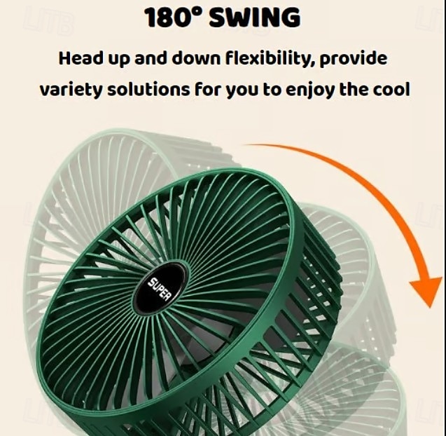 Portable Foldable Rechargeable Oscillating Fan Battery Operated USB C Small Fan Remote, Quiet Table Desk Fan Folding Standing Pedestal Fans for Bedroom Rome Office Camping Travel 2025 - $20.99 –P7