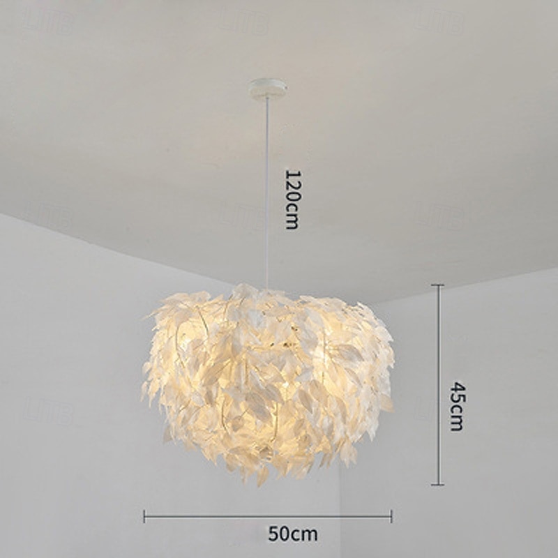 Luminária pendente moderna, pequena e requintada, com 4 luzes, altura ajustável, luminária pendente de ferro com tecido, lustre minimalista, adequada para quarto, sala de estar, corredores de 2025 por $279.99 –P5