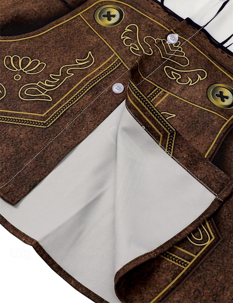 Camicie hawaiane Camicia Aloha bavarese Monaco Tedesco Alpino Grafico per Per uomo Adulti Stampa 3D  per Carnevale Birra Oktoberfest Spiaggia Vacanza Feste del 2026 a $23.99 –P18