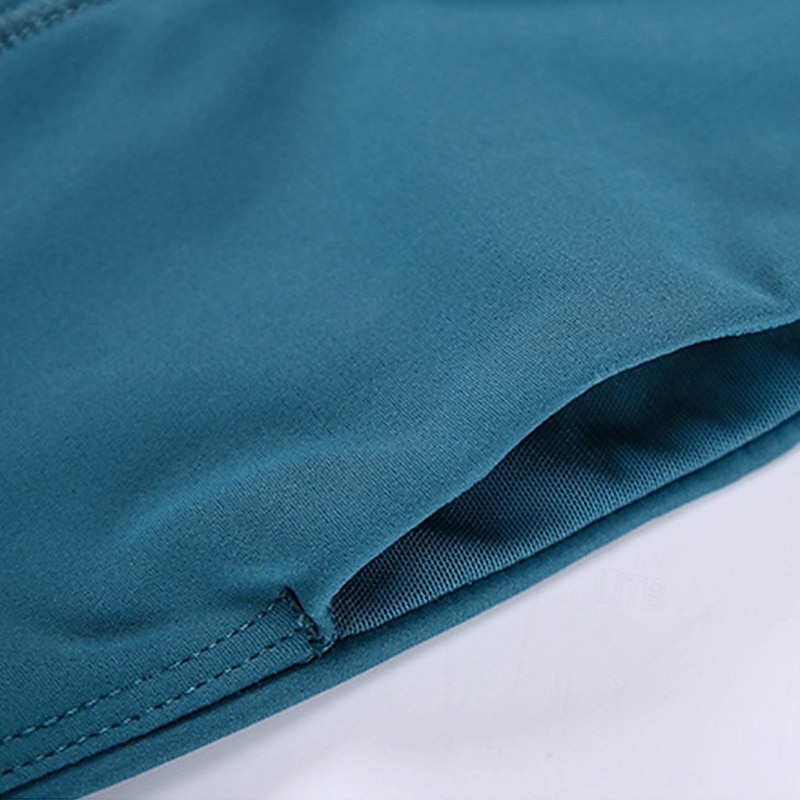 Dam Shorts Damasker Streetwear Ledigt Knelängd Hög midja Slät Elastisk midja Mateial som andas Elastisk Semester Gata Dagliga kläder Svart Blå Grön Ljusgrå Sommar Normal 2025 - $20.99 –P14