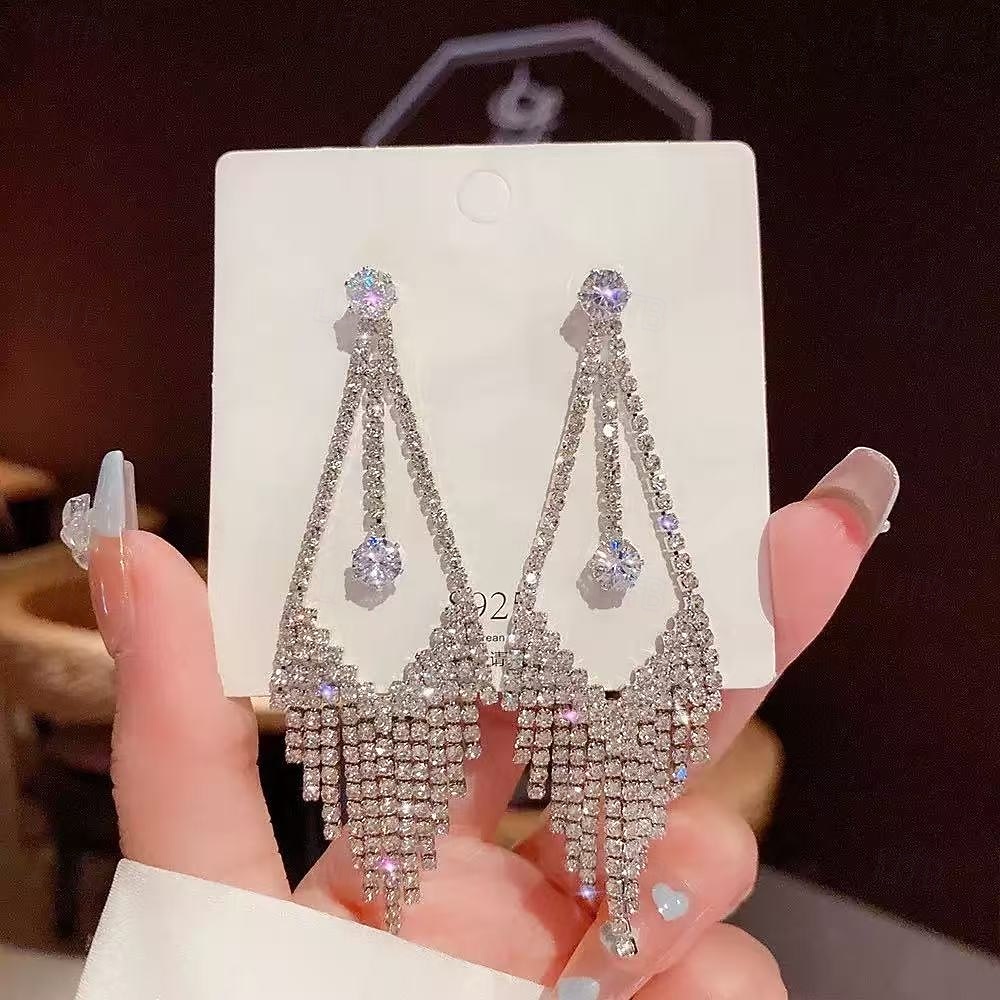 Per donna Orecchini a perno Tropicale Gioia Tropicale Elegante Orecchini Gioielli Argento Per Feste del 2026 a $11.49 –P2