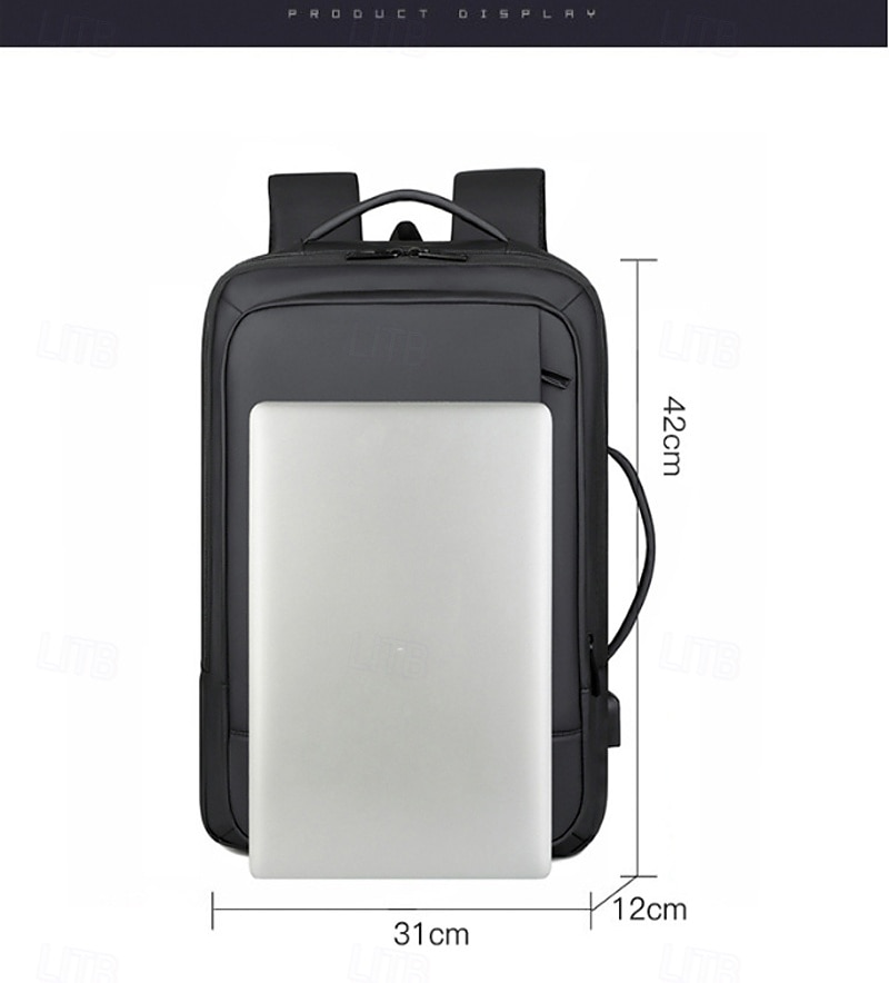 2026年 1個 メンズ 旅行用バックパック 拡張可能 オックスフォード 大容量 USB充電 ビジネス 男性用バックパック コンピューター用 メンズバックパック  コレクション – $47.99 –P3