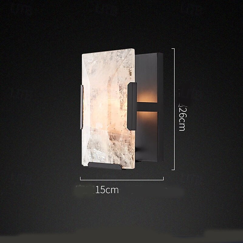 Applique a LED in marmo e rame, applique da parete a LED moderna per interni, lampade da parete per camera da letto e soggiorno del 2025 a $304.29 –P2