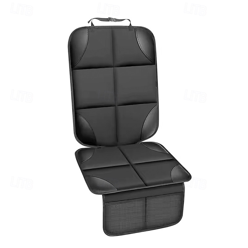 1 Stück wasserdichter Autositzschutz, rutschfeste Netztaschen, Sitzbezüge, Leder, verstärkte Ecken, dicke Polsterung auf der Rückseite 2025 - $24.99 –P2