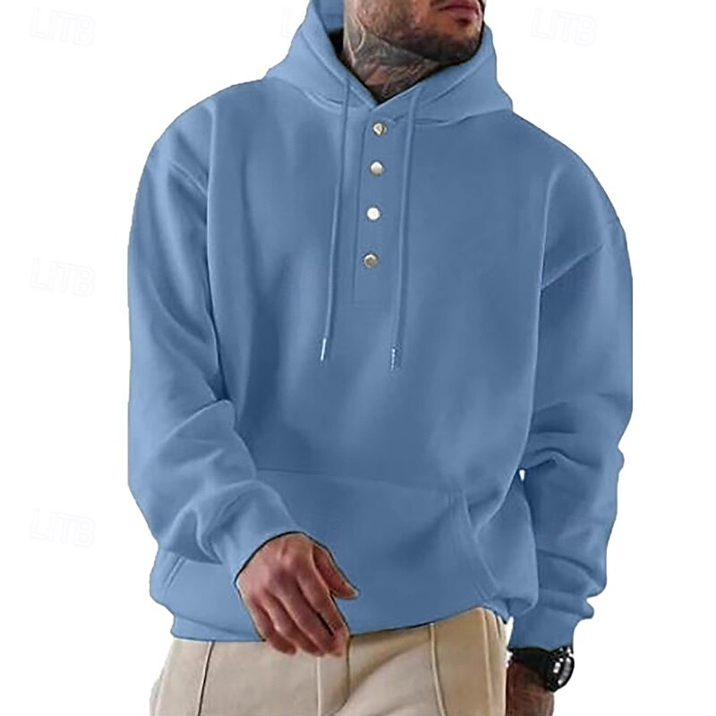 Per uomo Felpa con cappuccio Felpa con cappuccio abbottonata Aalbicocca Rosso bordeaux Nero Verde chiaro Verde militare Con Cappuccio Semplice Tasca Frontale Sport & Outdoor Casuale Quotidiano del 2025 a $25.99 –P3