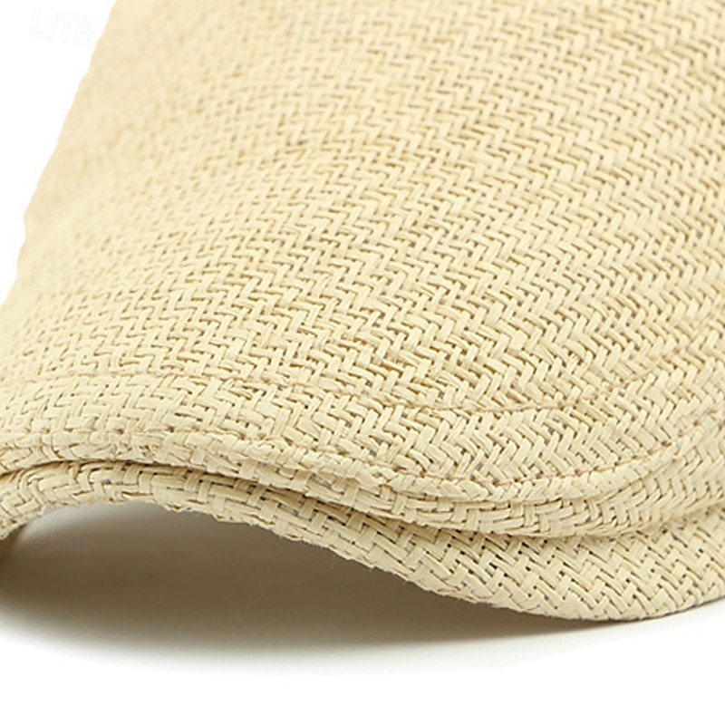 Męskie Kaszkiet Kapelusz Ascot Kapelusz gazeciarza Jasne khaki Czarny Lukrecja Moda Codzienny Ulica Codzienny Równina Regulowany Filtr przeciwsłoneczny Oddychający 2026 - $13.49 –P7