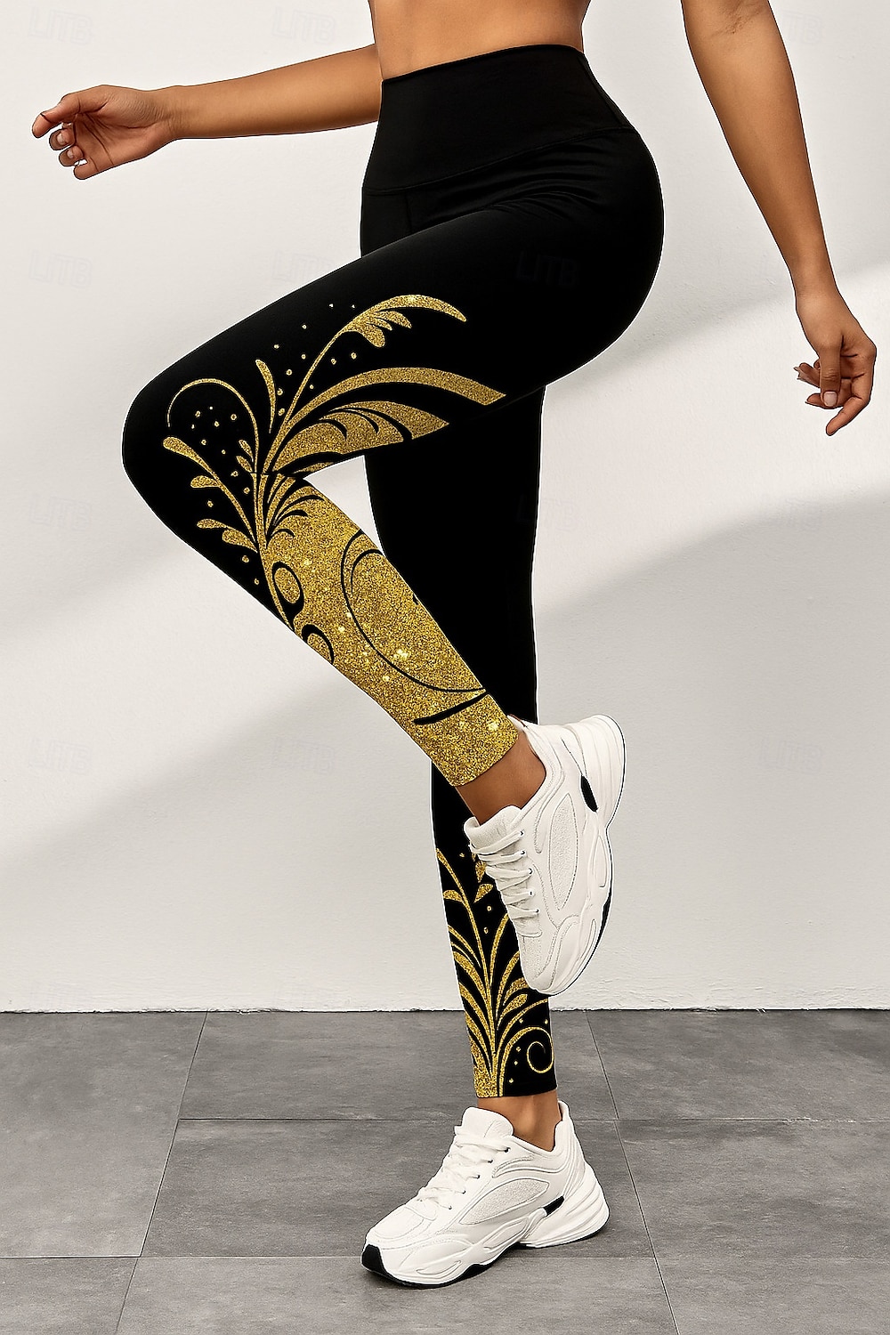 Femmes Leggings Actif Vacances ancien Longueur complète Taille haute Graphique Abstrait Impression 3D Séchage Rapide Respirabilité Doux Élastique Extérieur Maison Décontracté Jaune Rose Claire Bleu de 2025 ? $19.99 –P2