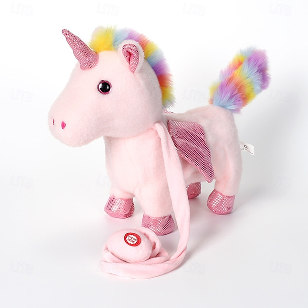 Remote Control Robot Unicorn Electronic Plush Unicorn Toy Interactive Toys Walks Singing Stuffed Animal Gift for Girl and Boy Age 3-6 Year Old 2025 - $42.99 –P8