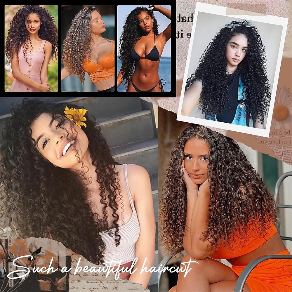 Extension per capelli con clip da 9 pezzi, 22 pollici, extension per capelli ricci, lunghe e morbide, sintetiche, per donne del 2025 a $26.99 –P2