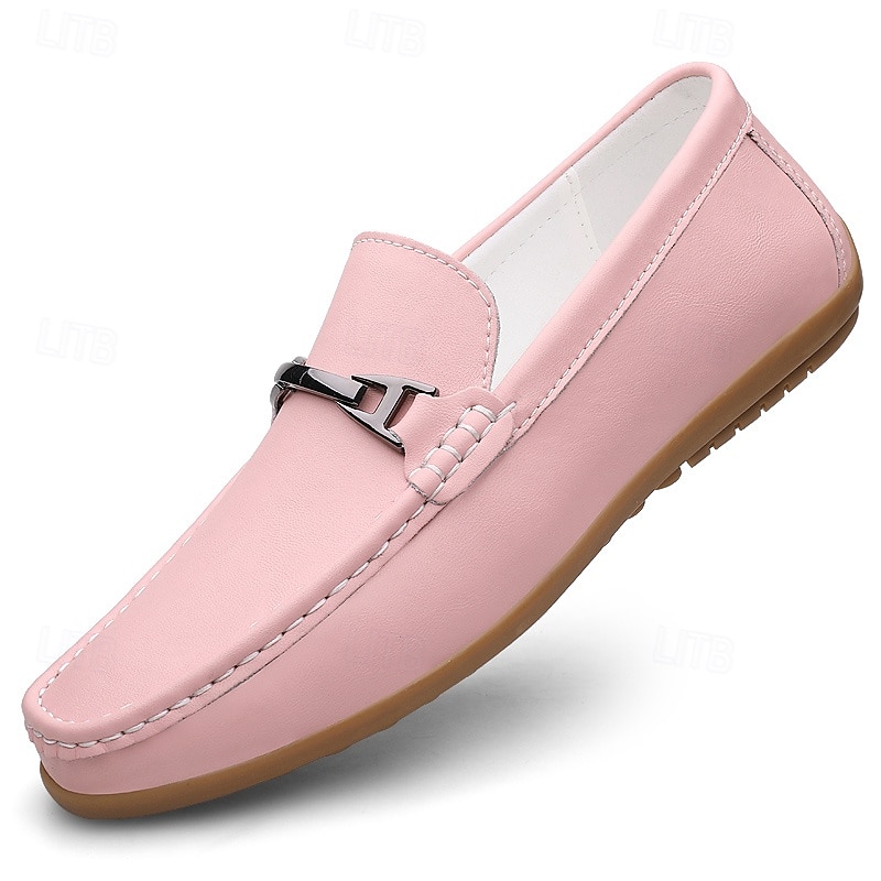 Rode imitatieleren loafers voor heren, stijlvol instapmodel met comfortabele, zachte binnenzool, ideaal voor zakelijke, casual weekenden en reizen 2026 - $64.99 –P2