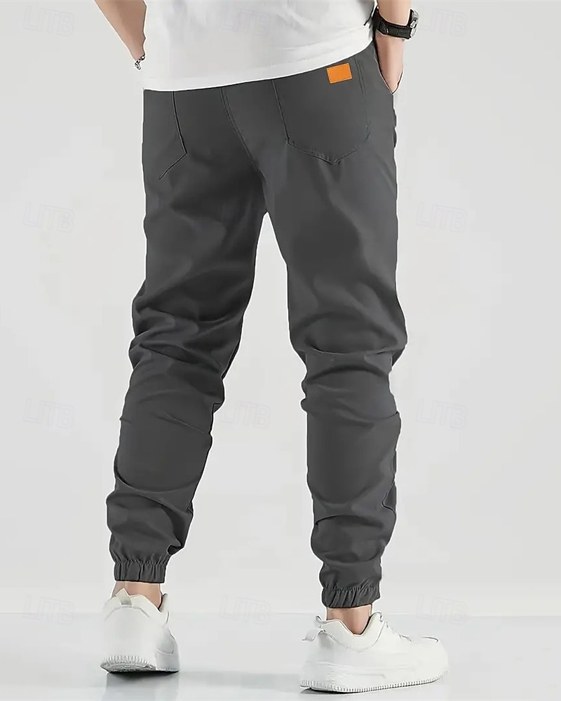 Per uomo Pantaloni Cargo Pantaloni Tasca Coulisse Elastico in vita Semplice Indossabile All'aperto Quotidiano Campeggio & Escursionismo Moda Classico Marrone Scuro Nero del 2025 a $22.99 –P8