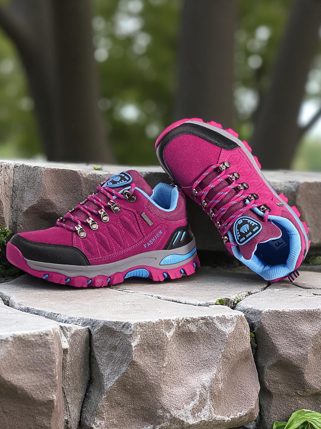 damskie buty do wędrówek po szlakach z wytrzymałą podeszwą – wytrzymałe buty wspinaczkowe do wędrówek pieszych, wypraw z plecakiem i na górskie szlaki 2026 - $54.99 –P2