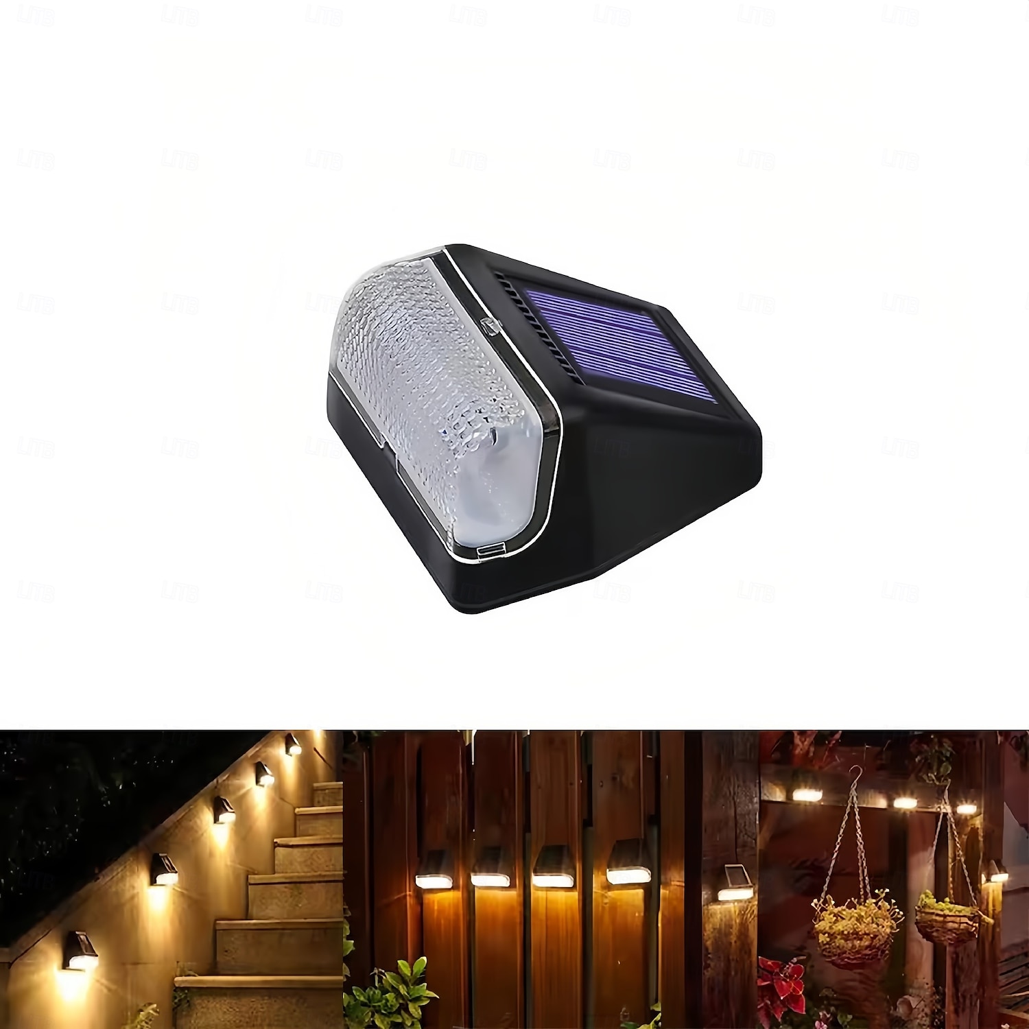 4 db 2 db 1 db kültéri LED napelemes fali lámpa sövény esőálló kerti dekoráció úszómedence vízálló ipx park lépcsőfok kerítés gyepvilágítás 2025 - $19.99 –P1
