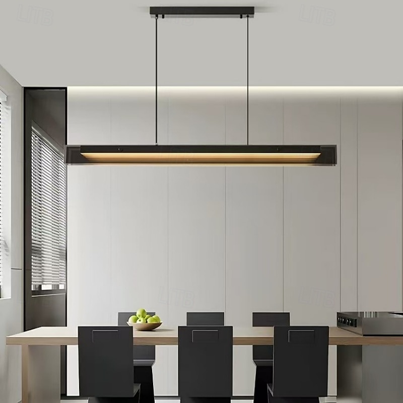 lustre pendente de led preto com cúpula moderna para cozinha, mesa de jantar ou bar de 2025 por $499.99 –P5