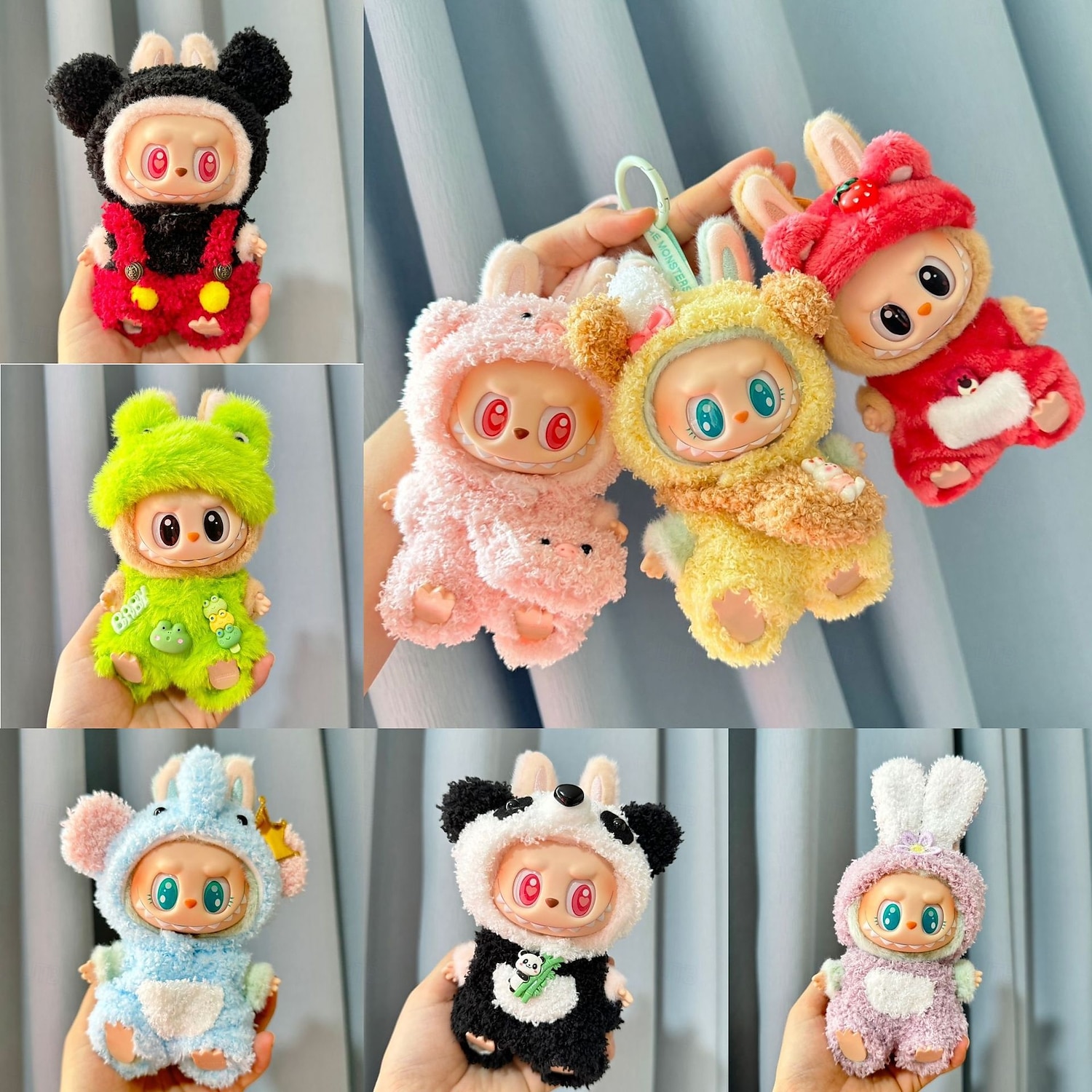 Clothes ForLabubu Dolls  Fluffy Pig Outfit for 17cm Labulabu Dolls Doll Not Included 2025 - $22.99 –P2
