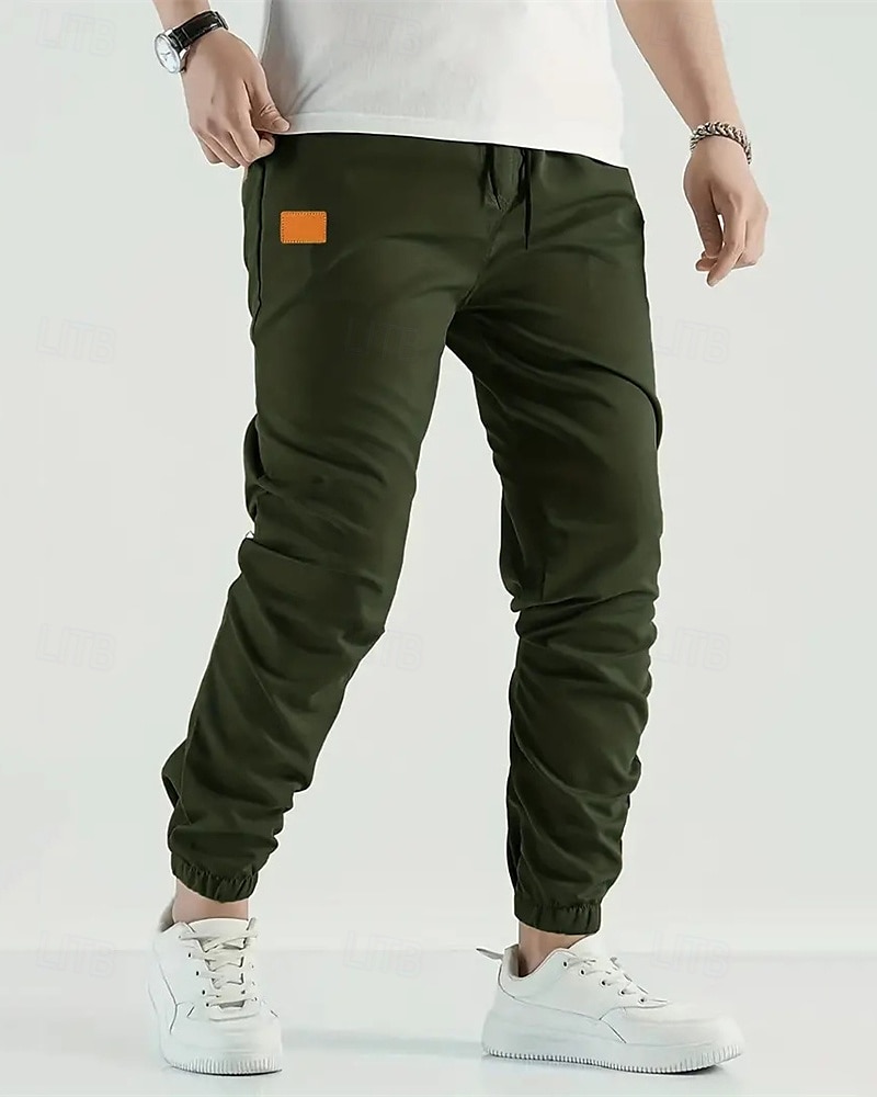 Per uomo Pantaloni Cargo Pantaloni Tasca Coulisse Elastico in vita Semplice Indossabile All'aperto Quotidiano Campeggio & Escursionismo Moda Classico Marrone Scuro Nero del 2025 a $22.99 –P5