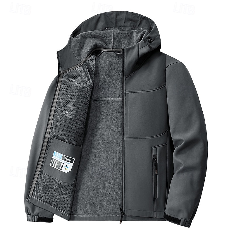 Per uomo Giacca a Vento Giacca da escursionismo Giacca in pile da escursionismo Cotone Inverno All'aperto Termico Antivento Giacche in pile Nero Giallo Verde militare Cachi Grigio del 2025 a $55.99 –P1