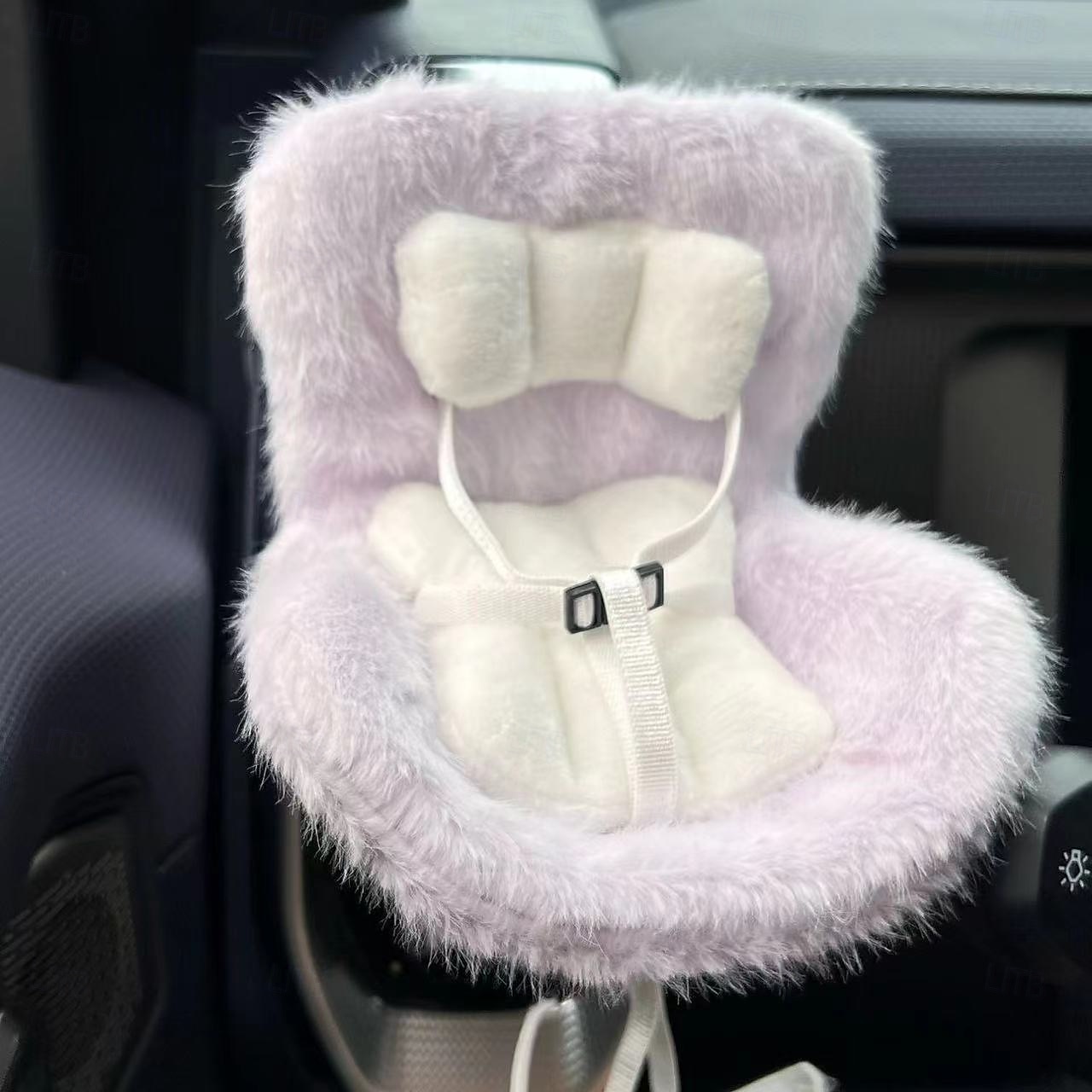 Doll Car Seat for 17cm Dolls with Air Vent Clip and Desktop Stand Cute and Functional Car Ornament for Blind Box Doll Fans 2025 - $30.99 –P10