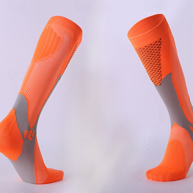 1 Par Mujer Calcetines de compresión Calcetines de senderismo Calcetines para correr Calcetines de  Esquí Transpirable Anti ampollas Compresión Reductor del Sudor Al aire libre Sobre la pantorrilla 2025 - $12.99 –P6