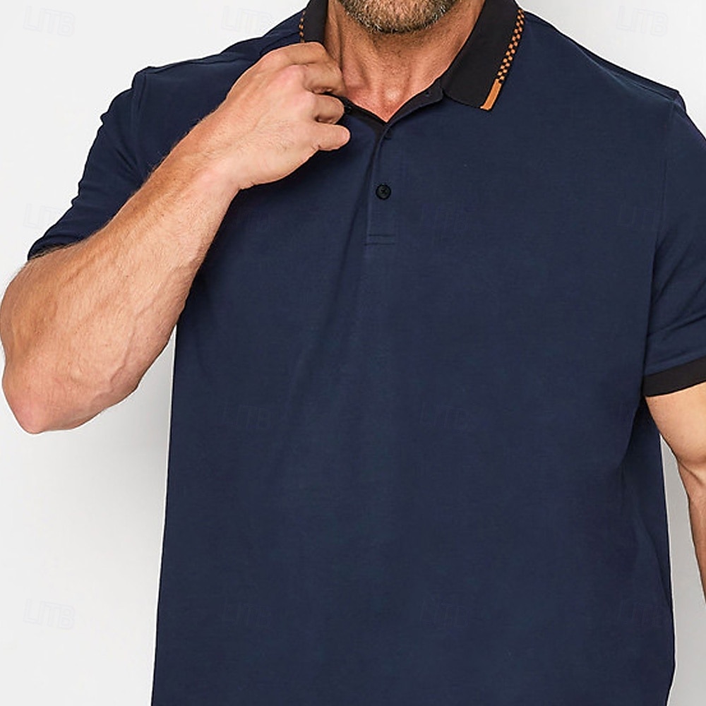 Men's Plus Size Polo Shirt Big and Tall Graphic Prints Turndown Print Short Sleeve Spring & Summer Sports Fashion Streetwear Designer Outdoor Street Tops 2026 - $20.99 –P3