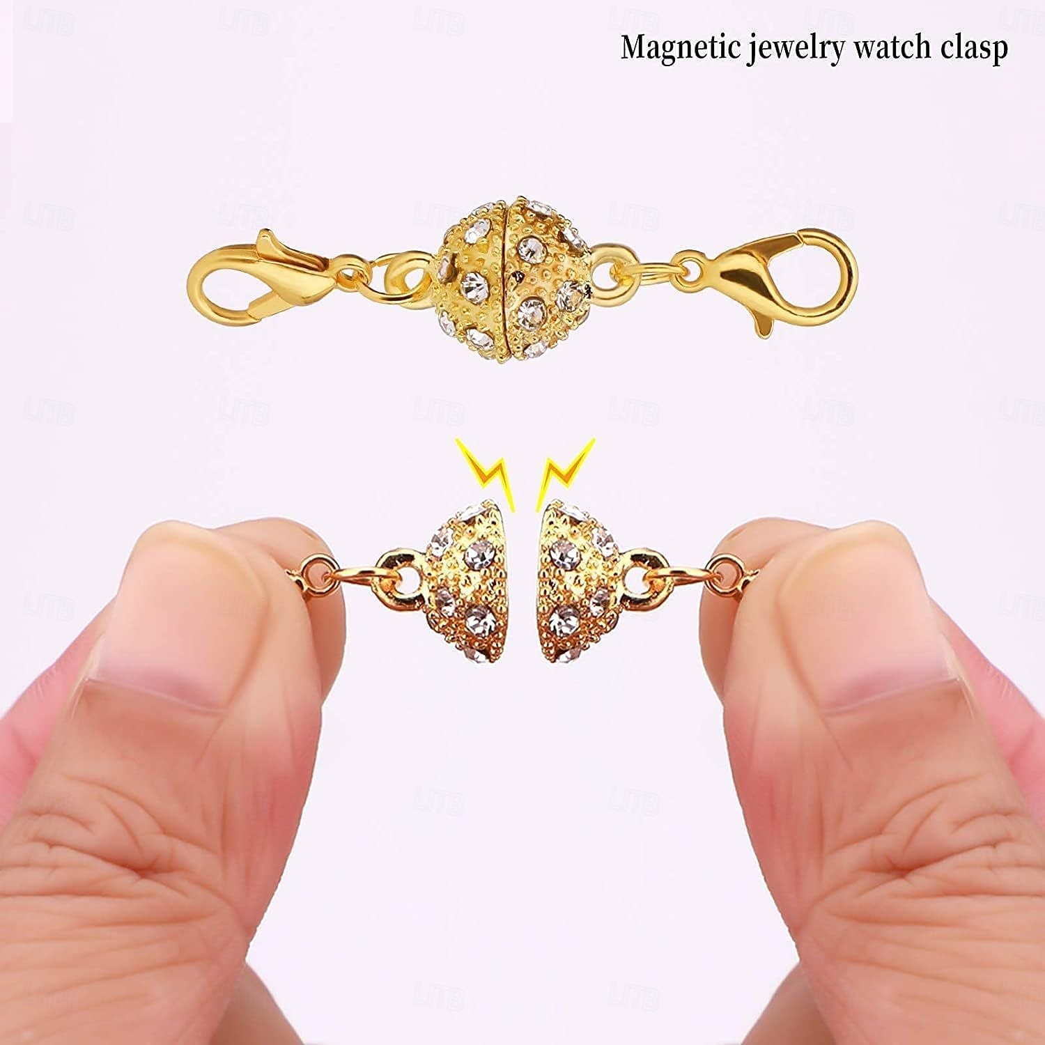 12 Stück/Set magnetische Halskettenverschlüsse und Verschlüsse für Schmuck, starker, sicherer Schnappverschluss, einfach zu verwenden bei Arthritis, DIY-Reparatur, Armbandverlängerungsverbinder 2025 - $13.99 –P2